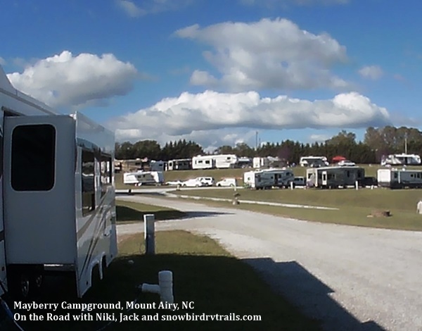 Mayberry Campground in Mount Airy, NC